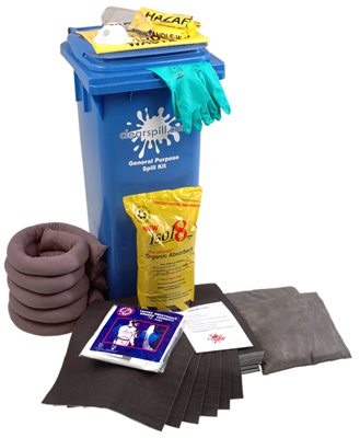 Clear Spill General Purpose 125 Spill Kit Wheeled Unit - 76 Litres